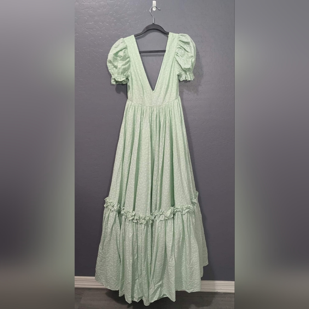 XS Milk Jade Eyelet Prairie NWT